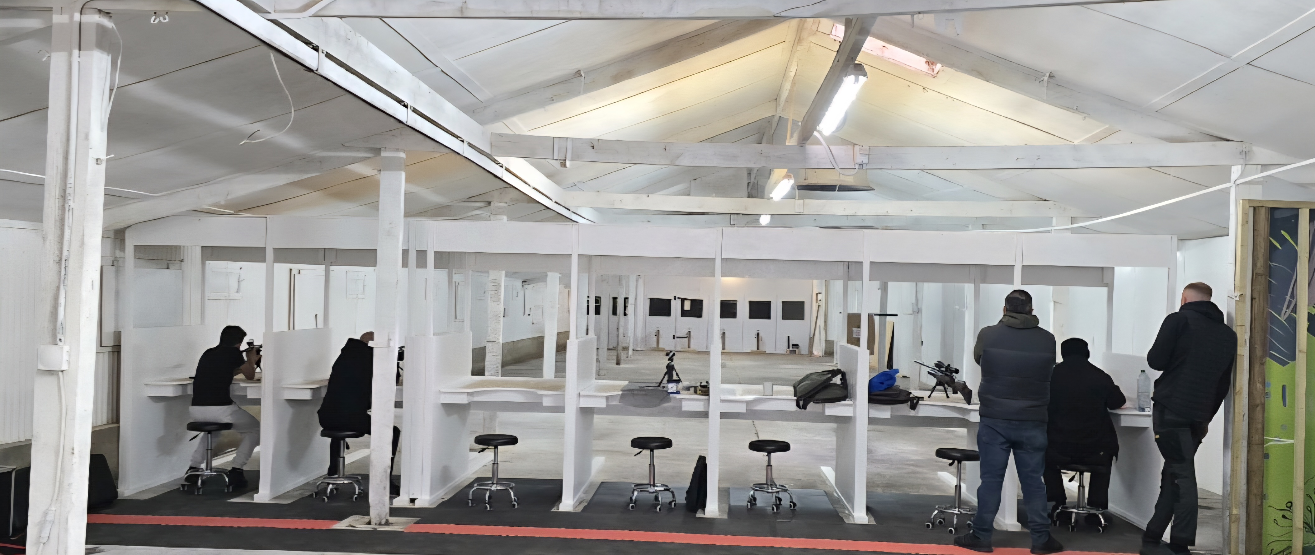 We are busy building the range and testing the facilities