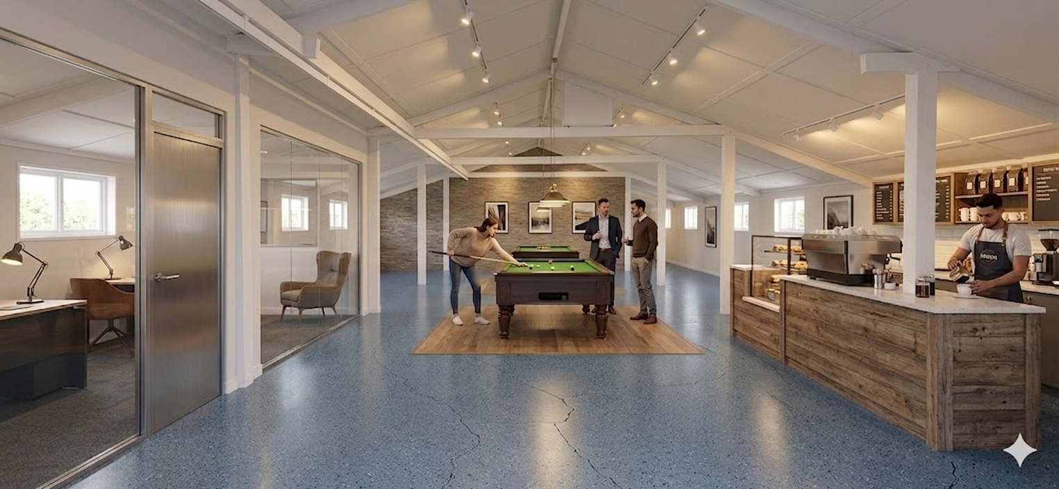 Tiptree Shooting Range cafe and social space